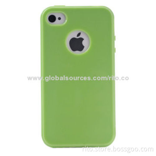 New Cell Phone Case for iPhone 4/4s, iPhone 5/5s with Logo Cutout